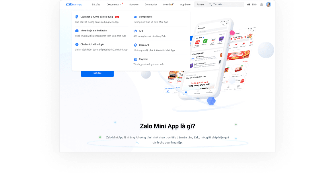 Zalo Mini App For Business